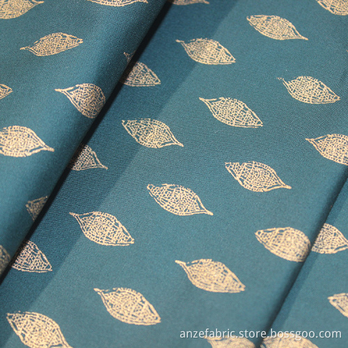 printed cotton canvas carded poplin fabric for dress
